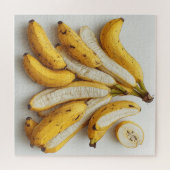 Bos exotische bananen legpuzzel (Horizontaal)