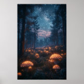 Bos Fantasie Kunst Poster (Voorkant)