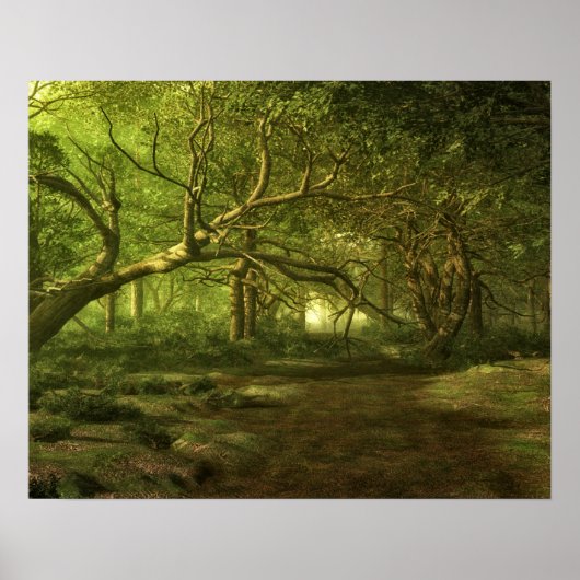 Bos fantasie poster (Voorkant)