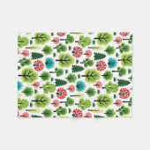 Bos Fleece Deken (Voorkant (Horizontaal))