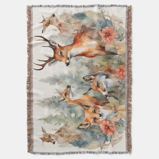 Bos fluistert deken (Voorkant Verticaal)