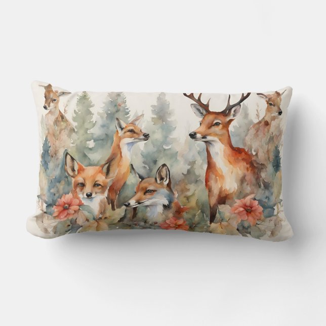 Bos fluistert kussen (Voorkant)