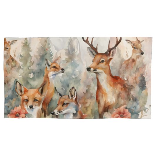 Bos fluistert kussensloop (Voorkant-Links)