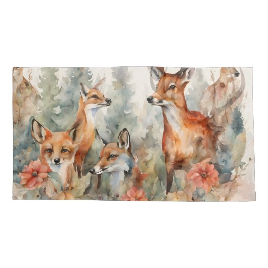 Bos fluistert kussensloop (Achterkant-Links)