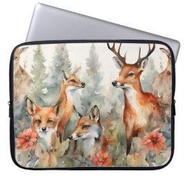 Bos fluistert laptop sleeve