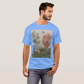 Bos Fo en vogelvrienden T-shirt (Voorkant volledig)