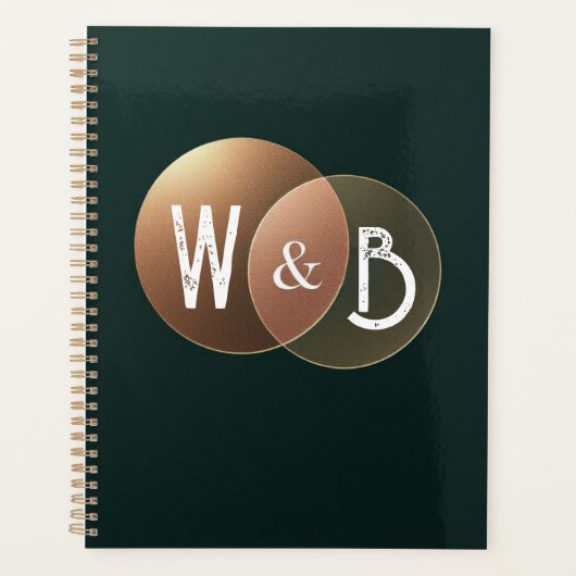 Bos Focus Geometrische Omtrek Cover Planner (Voorkant)