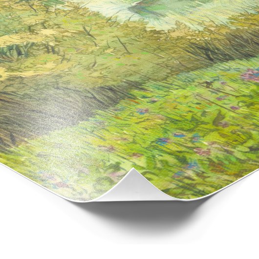 bos foto afdruk (Hoek)