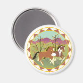 Bos Frolic Equestrian Magnet (Voorkant / Achterkant)
