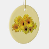 Bos gele margrietjes keramisch ornament (Rechts)