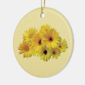 Bos gele margrietjes keramisch ornament (Links)
