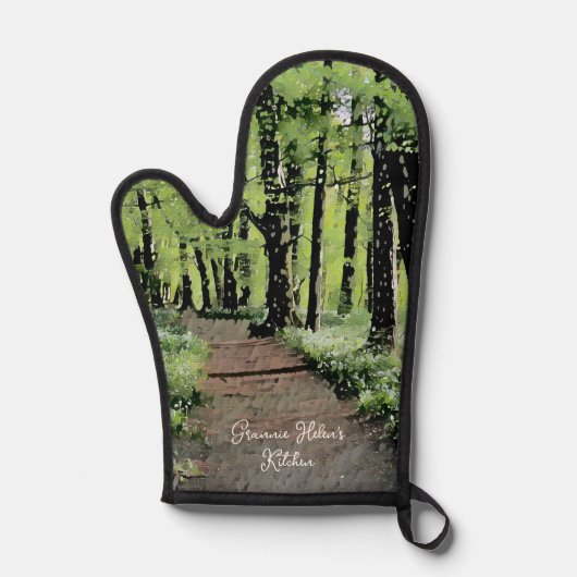  bos gepersonaliseerd ovenwant (Voorkant)