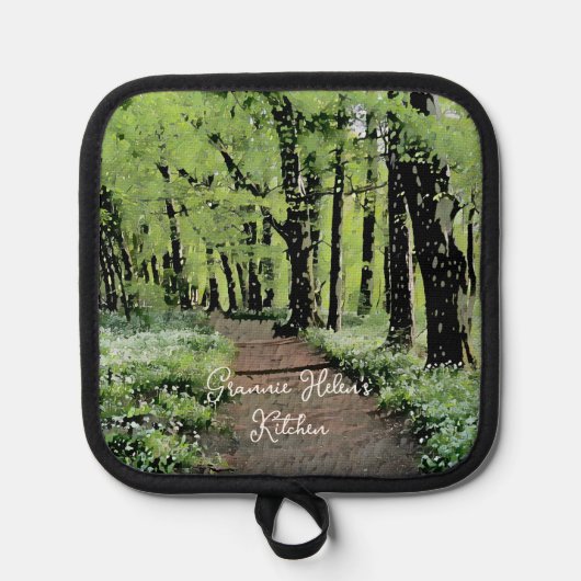  bos gepersonaliseerd pannenlap (Voorkant)