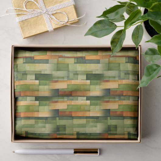 Bos Geschilderde Strepen Tissuepapier (Geschenk)