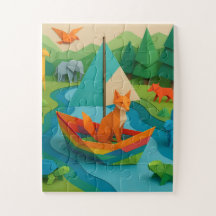 Bos Gevouwen Dieren – Kleurrijke Origami Wildlife