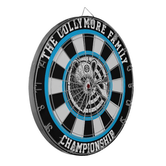 Bos Grizzly in het vizier Dartbord (Voorkant Links)