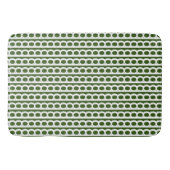 Bos Groen en wit Moderne bubble Golven Badmat (Voorkant)