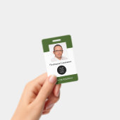 Bos Groen ID Pasfoto Naambadge Badge (Handheld)
