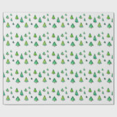 bos groen patroon. cadeaupapier (Vlak)