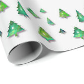 bos groen patroon. cadeaupapier (Rol Hoek)