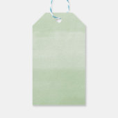 Bos groen schattige dieren verjaardagsfeestje cadeaulabel (Achterkant)