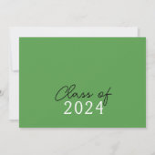 Bos Groen & Wit Filmstrip 6 Foto Afstuderen Kaart (Achterkant)