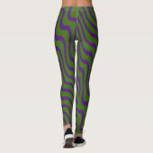 BOS GROEN ZEBRA GESTREEPTE PANTY STRECH LEGGINGS (Achterkant)