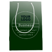 Bos Groene Ombre & Bedrijf enz. Contactgegevens Medium Cadeauzakje (Voorkant)