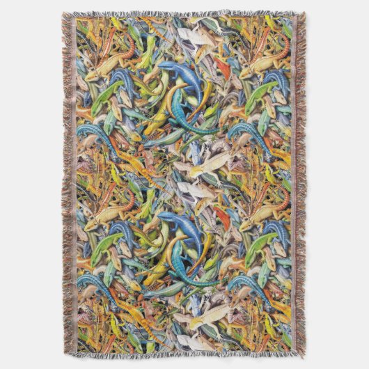 bos hagedis kluit deken (Voorkant Verticaal)