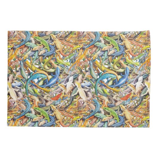 bos hagedis kluit kussensloop (Achterkant)