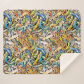 bos hagedis kluit sherpa deken (Voorkant (horizontaal))