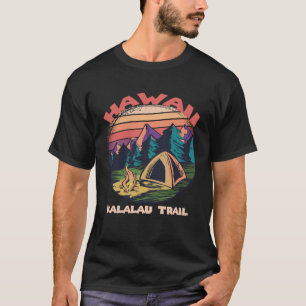 Bos Hawaii Kalalau Trail Camping Natuur Wandelen T-shirt