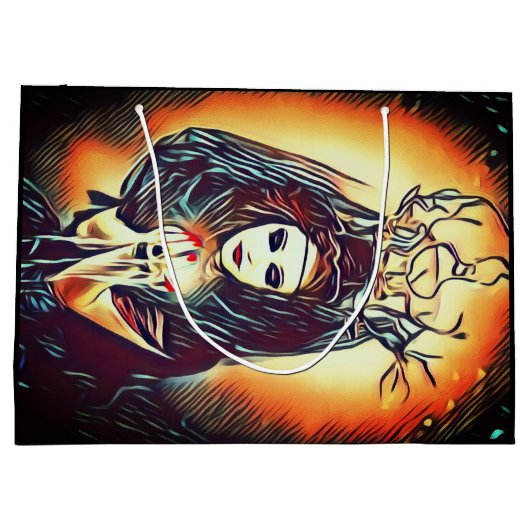  bos heks Gothic  Groot Cadeauzakje (Achterkant)