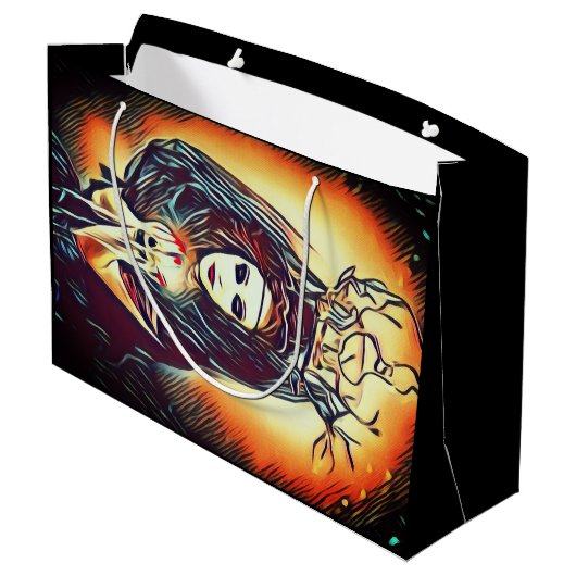  bos heks Gothic  Groot Cadeauzakje (Achterkant Gekanteld)