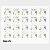 bos hert - dit boek is van vierkante sticker (Vel)