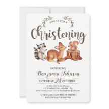 Bos-hertdoop uitnodiging