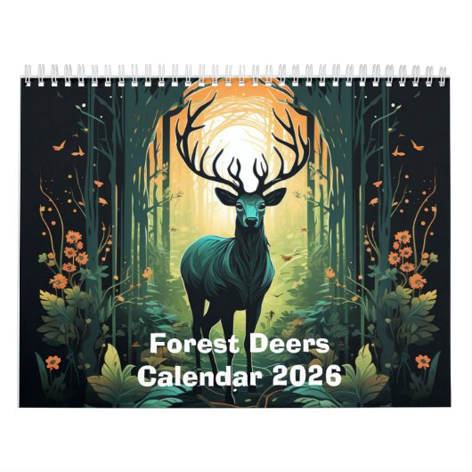 Bos Herten 2026 Kalender (Hoes)