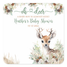 Bos Herten Baby Shower Jongen