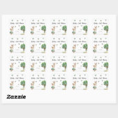 Bos Herten - baby's eerste bibliotheek Vierkante Sticker (Vel)
