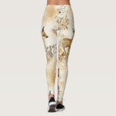 Bos Herten Dierenpatroon Leggings (Achterkant)