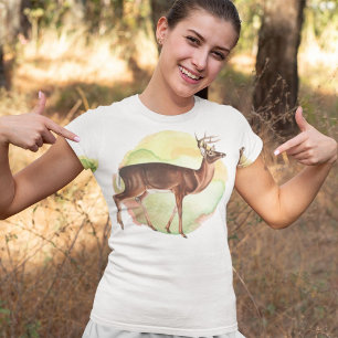 bos herten geschenken voor Outdoorsy Vriendin T-shirt