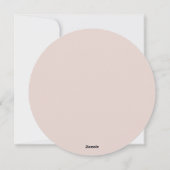 bos | Herten met Bloemen Baby shower Uitnodiging (Achterkant)