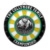 Bos Herten met Target Overlay Dartbord (Voorkant)