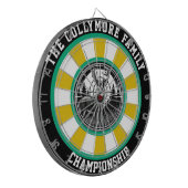 Bos Herten met Target Overlay Dartbord (Voorkant Links)