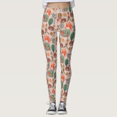 Bos hertenpatroon leggings (Voorkant)