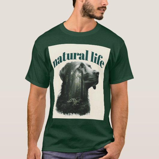 Bos Hond meisje jongen T-shirt (Voorkant)
