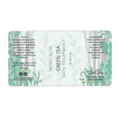 Bos Illustratie Druppelfles Labels (Voorkant)