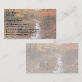 bos in auto met water visitekaartje (Voorkant / Achterkant)