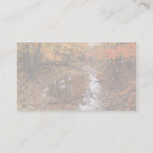 bos in auto met water visitekaartje (Achterkant)