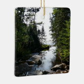 Bos in de buurt van Hunters Beach Keramisch Ornament (Rechts)
